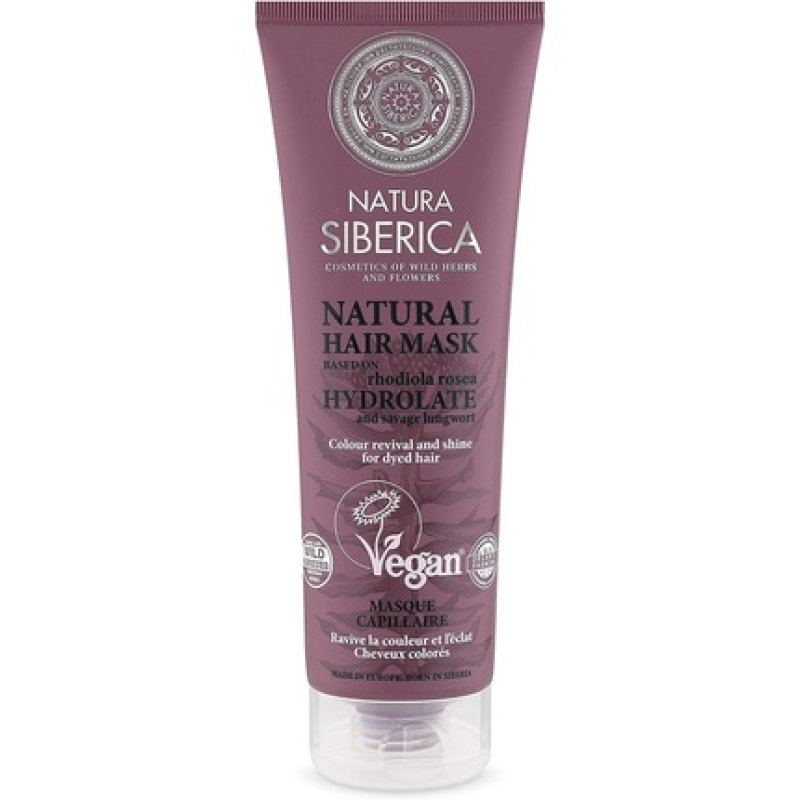 Natura Siberica Natural Hair Mask Colour Revival and Shine for Coloured Hair 200ml