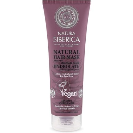 Natura Siberica Natural Hair Mask Colour Revival and Shine for Coloured Hair 200ml