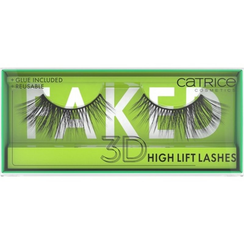 Catrice Faked 3D High Lift Lashes Black Long-lasting False Eyelash Effect Vegan