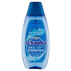 Schwarzkopf Professional Schauma Men Sea Minerals Aloe Vera Hair Face Body Shampoo - Shampoo For Men 3in1