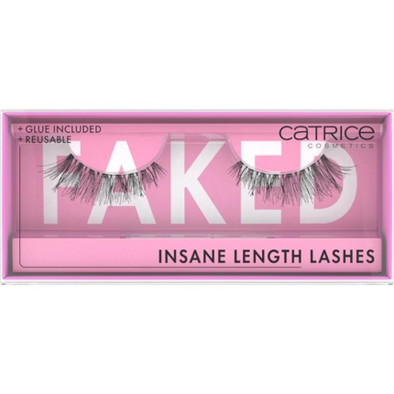 Catrice Faked Insane Length Lashes Artificial Eyelashes Black Long-Lasting False Eyelash Effect Microplastic