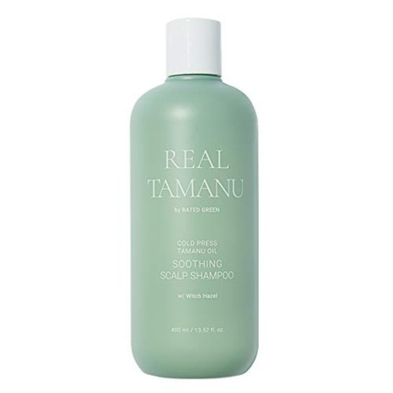 Rated Green Tamanu Oil Soothing Scalp Shampoo for Sensitive and Troubled Scalp 13.52 fl. Oz.