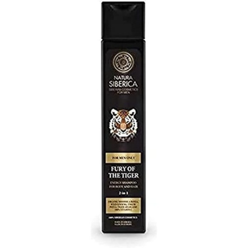 Natura Siberica Men's Fury Of The Tiger Energy Shampoo for Body and Hair 250ml