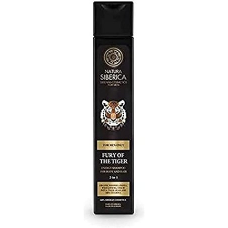 Natura Siberica Men's Fury Of The Tiger Energy Shampoo for Body and Hair 250ml