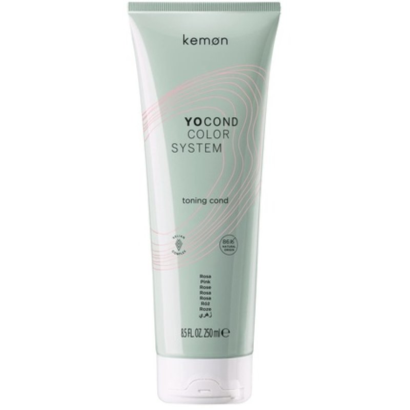 Kemon Yo Cond Rosa Reflective Climate Conditioner with Natural Origin, with Yogurt Extract and Soothing Workshop Plants