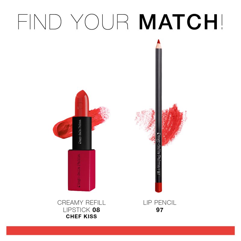 Diego dalla Palma Il Rossetto Creamy Refill 3,5 g 08 chef kiss Brillant