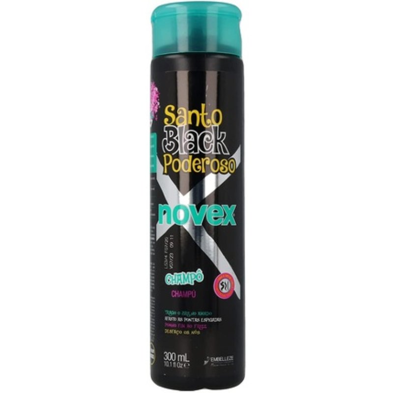 Novex Santo Black Poderoso Shampoo 300ml Mystic Black