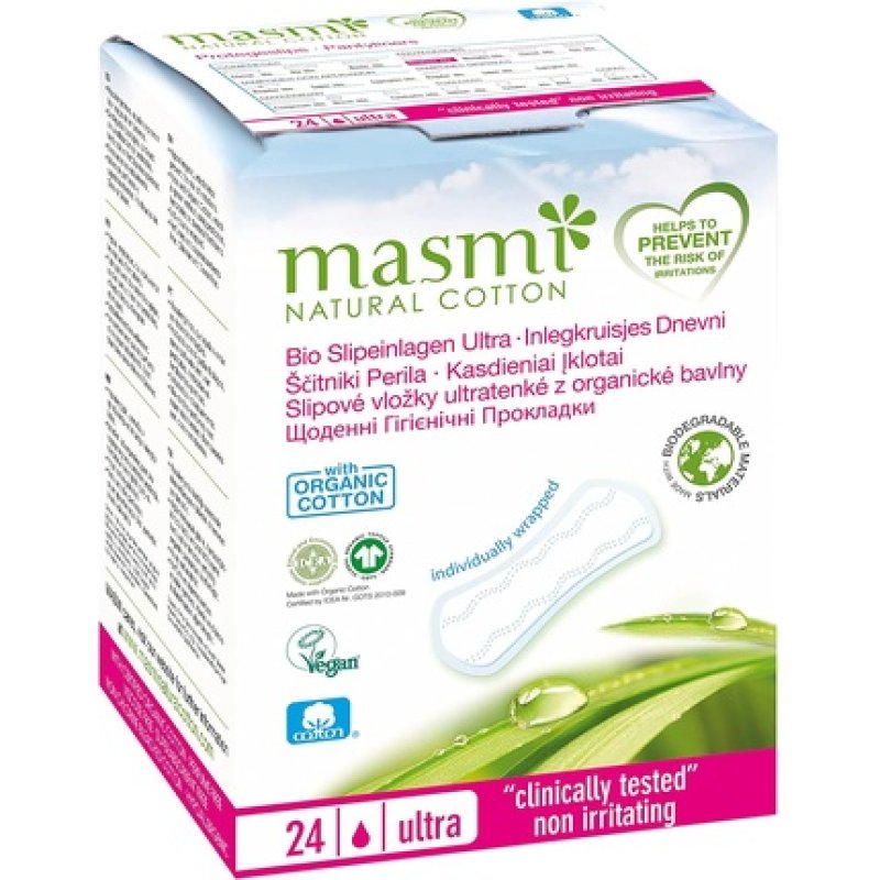 MASMI NATURAL COTTON Organic Panty Liners Ultra