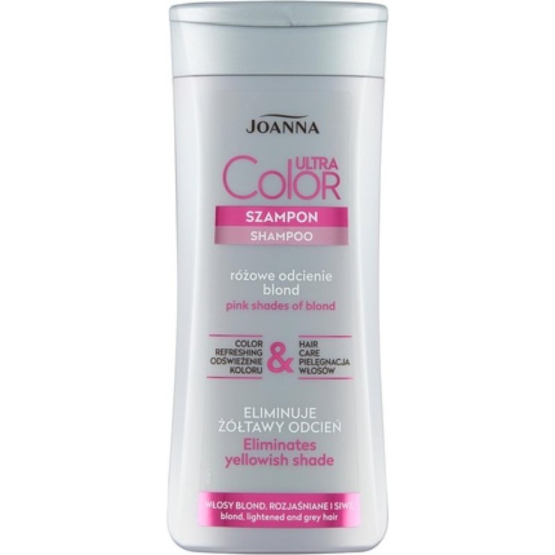 Joanna Ultra Color Strengthening Revitalizing Shampoo for Pink Blonde Tones 200ml