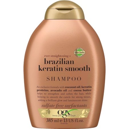 OGX Brazilian Keratin Smooth Shampoo 385ml