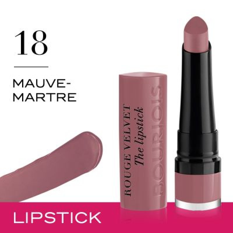 Bourjois Rouge À Lèvres Rouge Velvet The Lipstick 18 Mauve Martre 2.4g