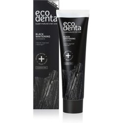 Ecodenta Charcoal Toothpaste Teeth Whitening Toothpaste Naturally Whitens Teeth and Removes Plaque Black Natural