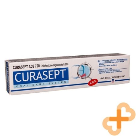 CURASEPT Ads 720 Toothpaste with 0.20% Chlorhexidine 75ml - Discoloration Protection