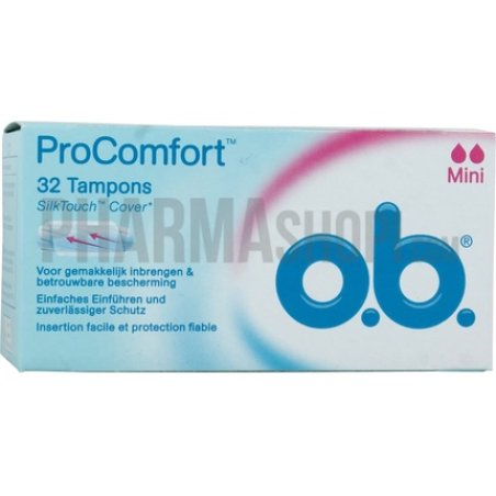 o.b. Mini Pro Comfort Tampons 32 Count