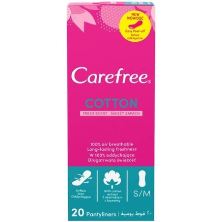 Carefree Slip Normal Fresh 20 Pieces