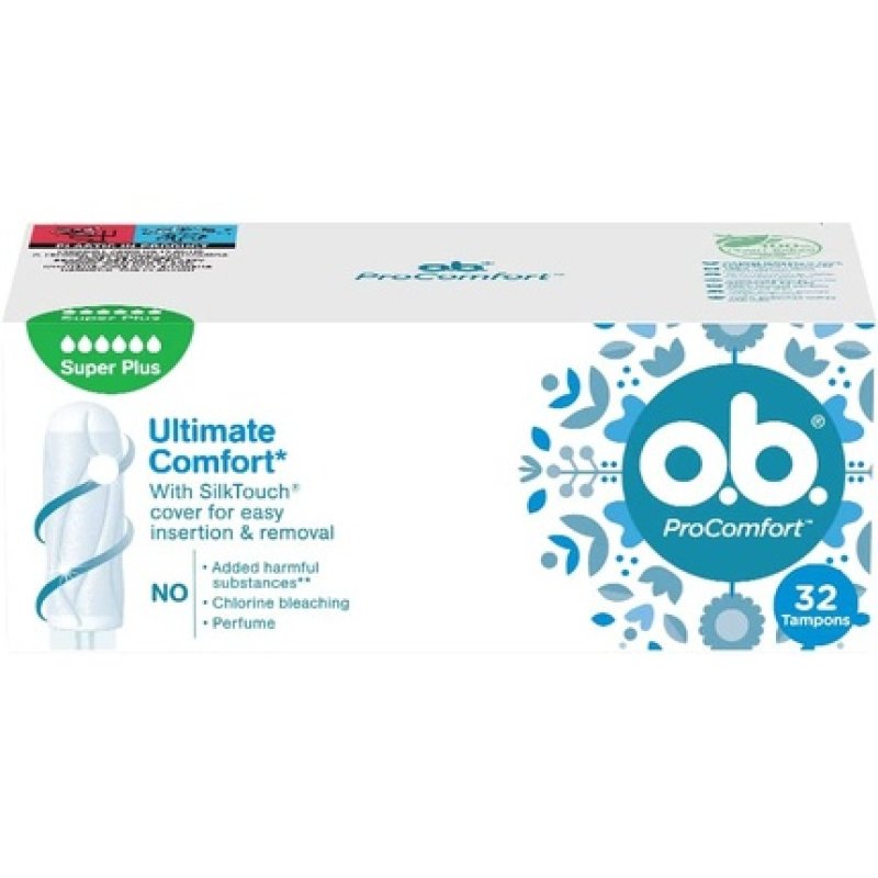 o.b. ProComfort Super Plus Tampons 32 Count