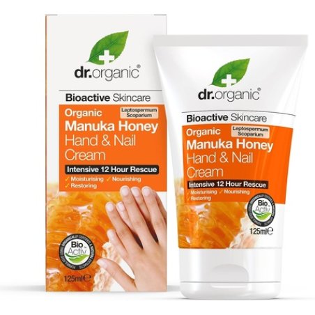 Dr Organic Manuka Honey Hand and Nail Cream 125ml