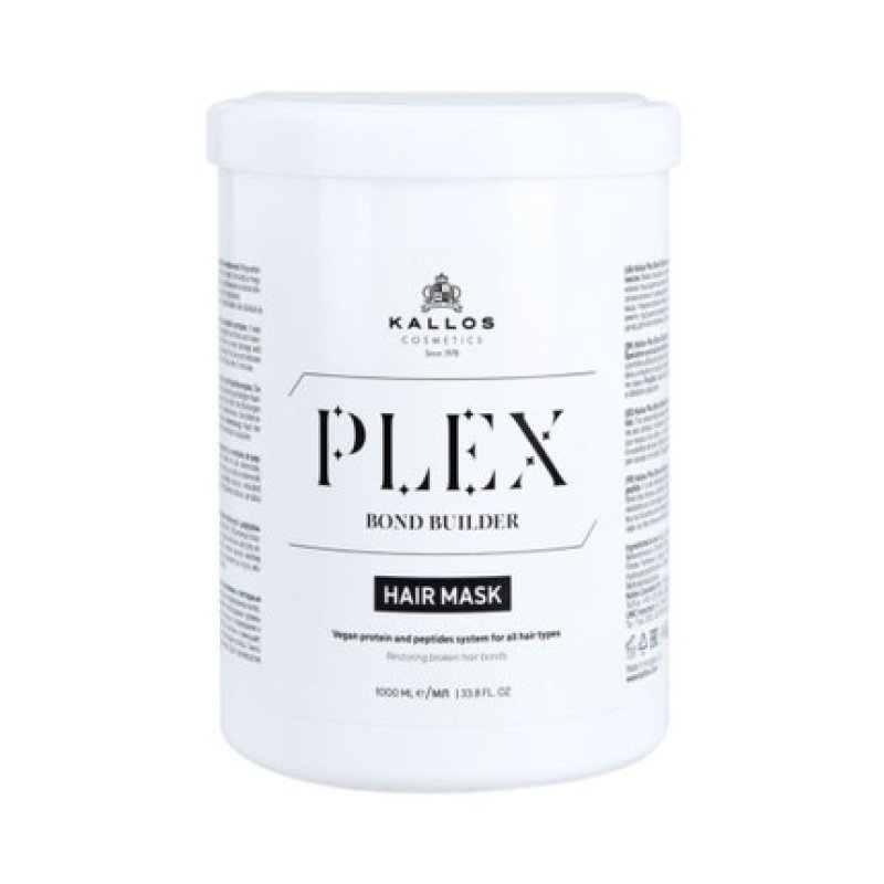 KALLOS PLEX BOND BUILDER Hair Mask with Plant Protein and Peptide Complex 1000ml