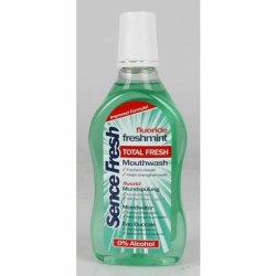 Sence Fresh Mouthwash 500ml Mint Cleaning Fresh Breath Bacteria Tooth