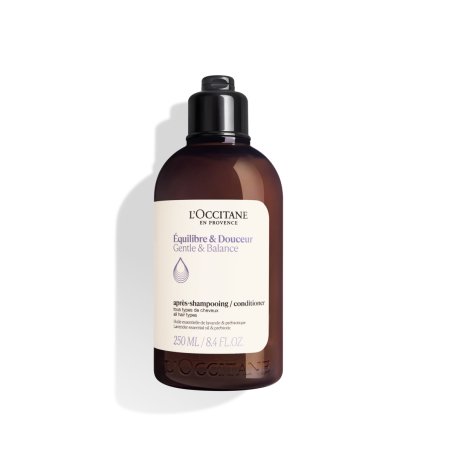 L'OCCITANE Gentle & Balance Conditioner 250ml Silicone & Sulfate Free Vegan & 96% Readily Biodegradable Enriched with