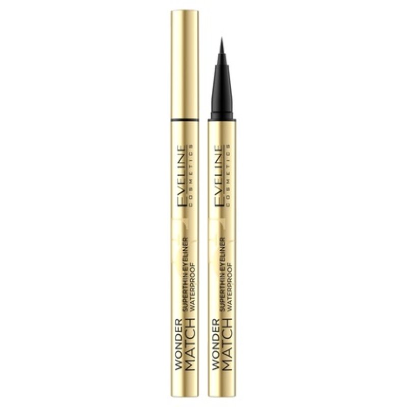 Eveline Wonder Match Superthin Waterproof Eyeliner Pencil Black