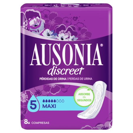 Ausonia DISCREET Maxi Sanitary napkin 8 pc(s)