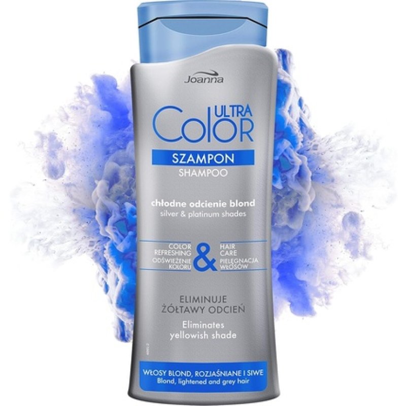 Joanna Ultra Color Silver and Platinum Color Strengthening Revitalizing Hair Shampoo 400ml