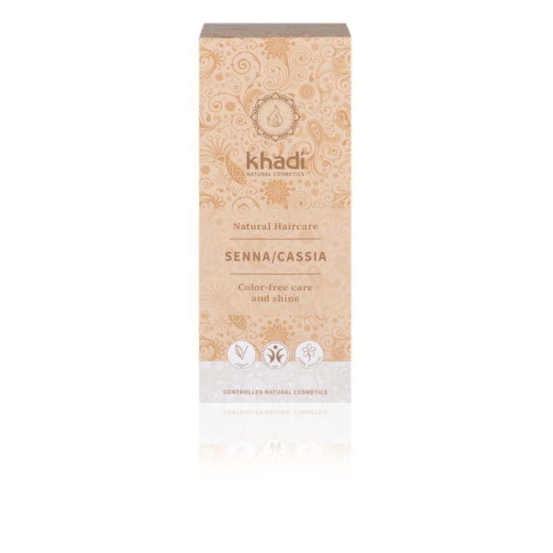 Khadi Senna/Cassia Neutral Henna 100g Natural Hair Treatment for Healthy Hair 100% Plant-based