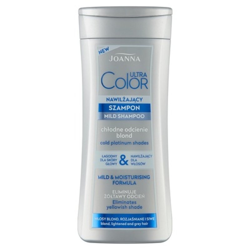 JOANNA Ultra Color Shampoo for Women Color Enhancing Shampoo Neutralizing Unwanted Yellow Tones Hair Detangling Cool