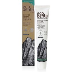 Ecodenta Charcoal Toothpaste Whitens Teeth and Removes Plaque with Aloe Vera 75ml