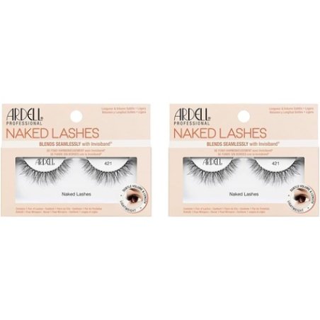 Ardell Naked Lashes Real Hair Eyelashes Original Unmistakable Look Style 421