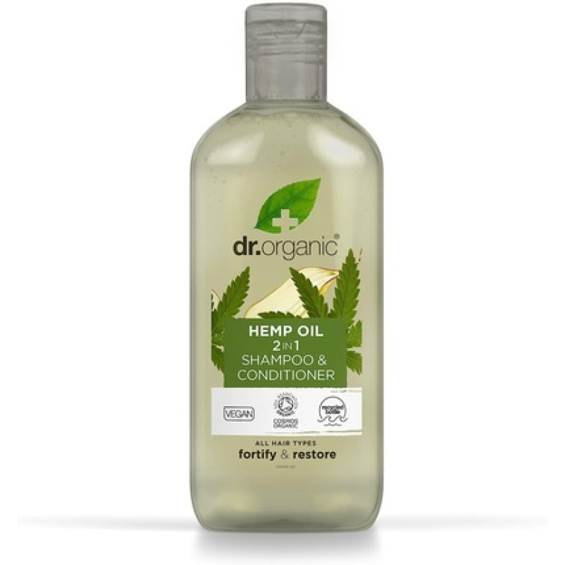 Dr. Organic 2 in 1 Hemp Oil Hair Shampoo and Conditioner 265ml