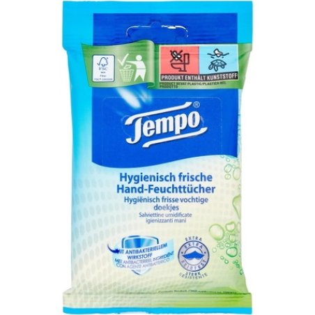 Tempo Fresh To Go Wipes 10 Tissues