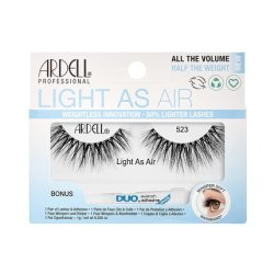 ARDELL Light As Air 523 False Eyelashes with Bonus DUO Adhesive 1g Clear