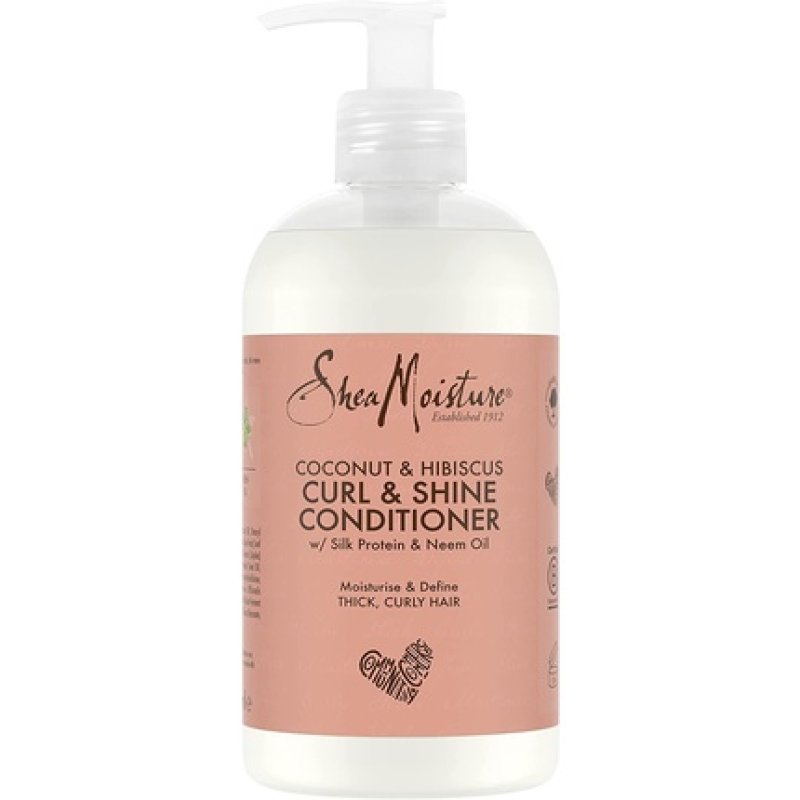 SheaMoisture Coconut & Hibiscus Curl & Shine Conditioner for Thick, Curly Hair 384ml