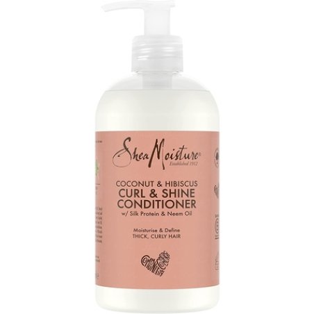 SheaMoisture Coconut & Hibiscus Curl & Shine Conditioner for Thick, Curly Hair 384ml