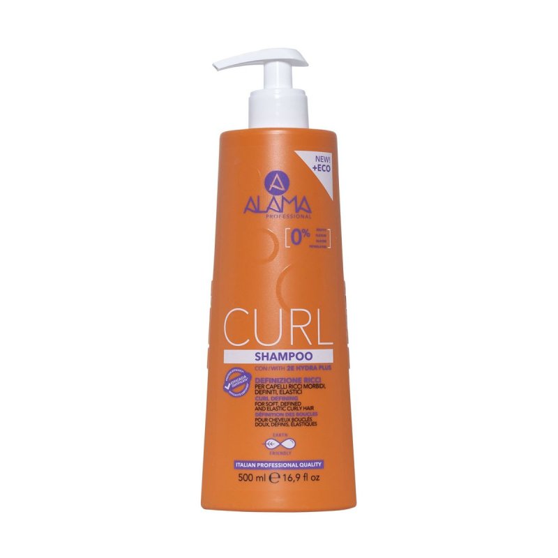 Alama Professional Curl Definition Curly Shampoo for Soft, Firm, Elastic Hair 500ml