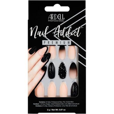 Ardell Addict Black Stud & Pink Ombre 1 Unit