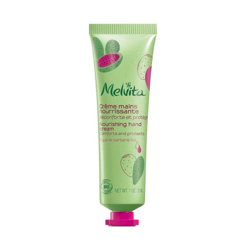 Melvita Nourishing Hand Cream Certified Organic and Vegan 30ml Tube