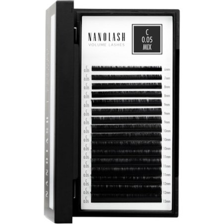 Nanolash Volume Lashes False Lashes for Professional Eyelash Extensions Volume Eyelash Extensions 0.05 C MIX 6-13mm