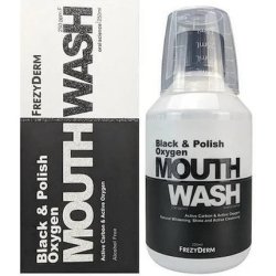 Frezyderm Black Polish Oxygen Mouthwash - 250ml
