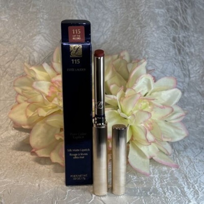 Estee Lauder Pure Color Explicit Silk Matte Lipstick 115 Off The Record