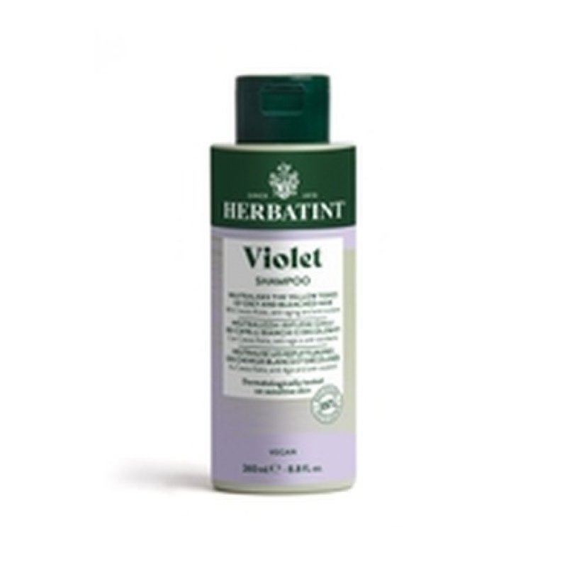 Herbatint Shampoo Yellow Neutralizing 260ml - Neutralizes Yellow Reflections