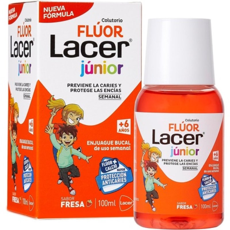 Lacer Colut Weekly Fluoride Strawberry 100ml