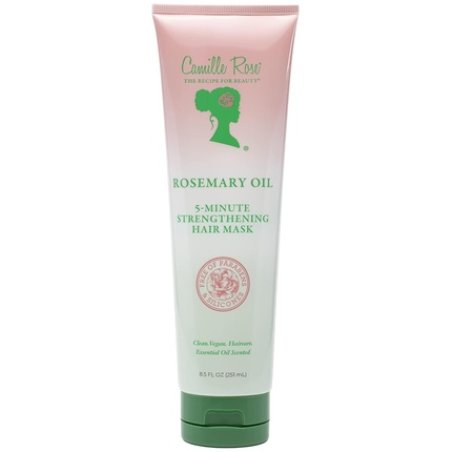 Camille Rose Rosemary Oil 5-Minute Deep Strengthening Hair Mask and Conditioner with Castor, Peppermint, and Rosemary