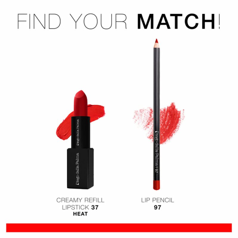 Diego Dalla Palma Lumi-Matt Refill System 37 Red Lipstick