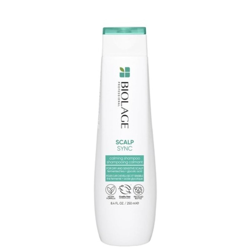 Biolage Calming Shampoo for All Hair Types with Fermented Tea and Glycolic Acid 250ml