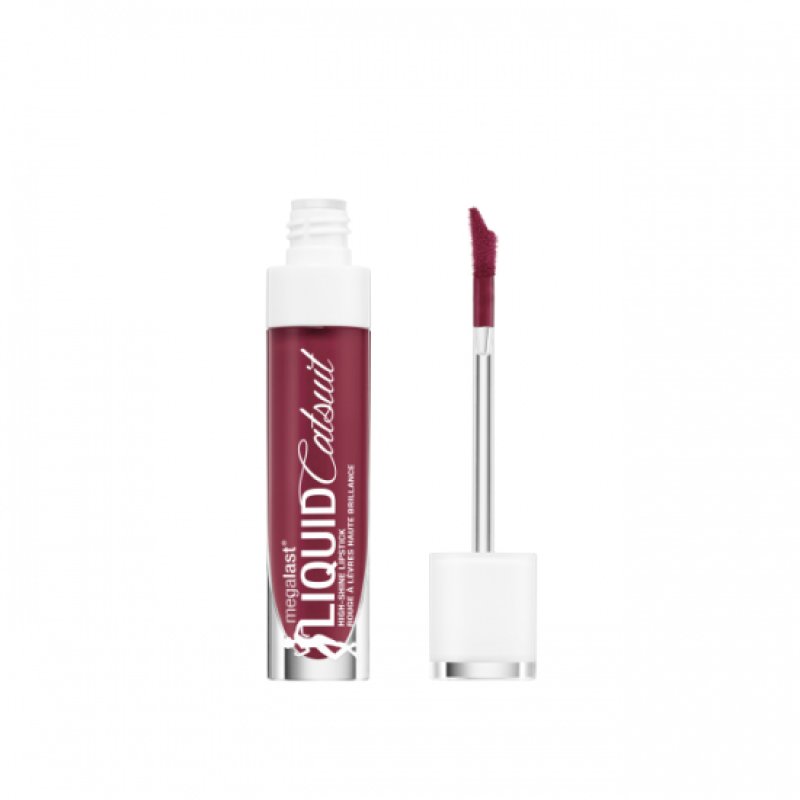 Wet'n Wild Megalast Liquid Catsuit High Shine Lipstick Wine is the Answer Black