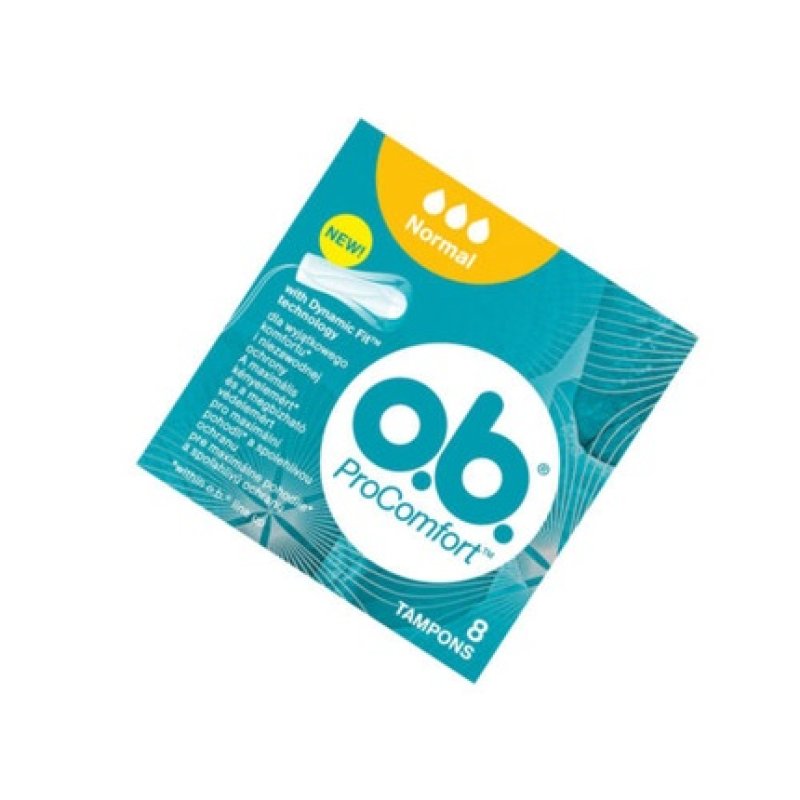 O.B. Pro Comfort Normal Tampons 8 Pieces