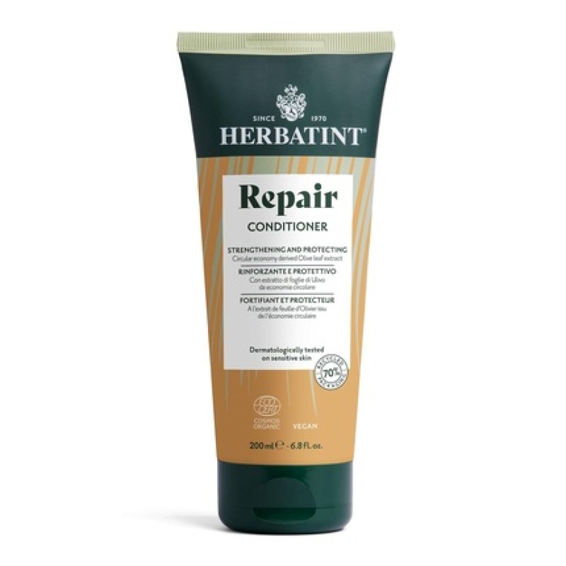 Herbatint Repair Conditioner Bio Repair Conditioner 200ml Nourishes and Repairs Damaged Dry Hair 99% Natural